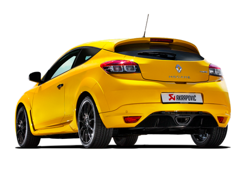 Akrapovic 10-16 Renault Megane Coupe RS Evolution Line Cat Back (Titanium) w/ Carbon Tips - S-RE/T/1