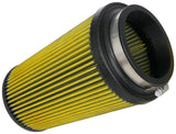 Airaid Universal Air Filter - Cone 4in Flange x 6in Base x 4-5/8in Top x 9in Height - Synthaflow - 704-471