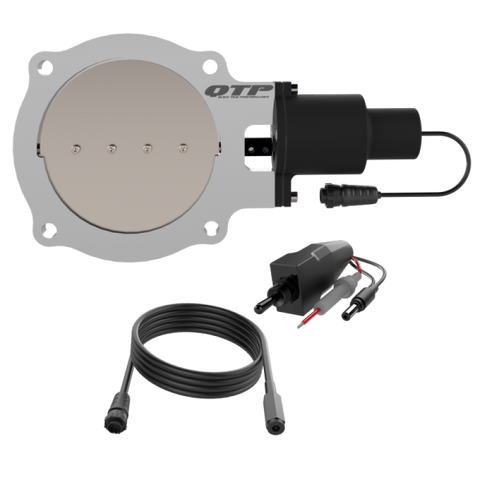 QTP 5in Bolt-On QTEC Electric Cutout Valve - Single - QTEC5X