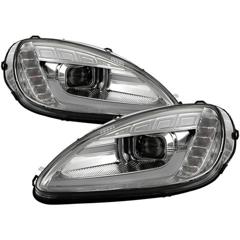 Spyder Apex Series 05-13 Chevrolet C6 Corvette Hi Powered LED Module Headlights - 5087942