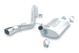 Borla 91-95 Jeep Wrangler YJ 4.0L 6cyl 4WD 2Dr SS Single Rigth Rear Exit Cat-Back Exhaust - 14364