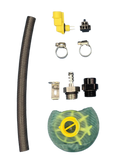 DeatschWerks DW650iL Series 650LPH In-Line External Fuel Pump Universal Install Kit - 9-0950