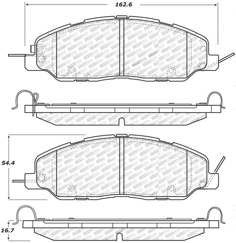 StopTech Performance Brake Pads - 309.14630