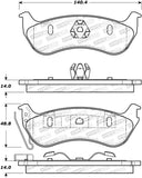 StopTech Street Brake Pads - 308.09640