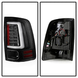 Spyder Dodge Ram 09-18 LED Tail Lights - All Black ALT-YD-DRAM09V2-LED-BKV2 (Incandescent Only) - 5085917