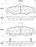 StopTech Street Select Brake Pads - Rear - 305.07500