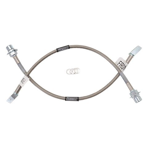 Russell Performance 96-01 Ford Mustang Cobra (Fronts Only) Brake Line Kit - 693170