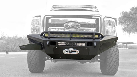 Addictive Desert Designs 11-16 Ford F-250 Super Duty HoneyBadger Front Bumper w/ Storage Box - F067455030103