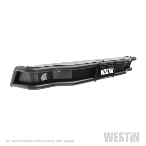 Westin 16-20 Toyota Tacoma Outlaw Rear Bumper - Textured Black - 58-81045