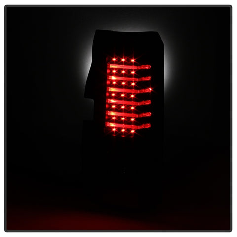 Xtune Hummer H3 06-09 ( Non H3T ) LED Tail Lights Black ALT-ON-HH306-LED-BK - 5017697