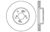 StopTech 99-08 Acura TL (STD Caliber) / 01-03 CL / 04-09 TSX Cross Drilled Left Front Rotor - 128.40046L