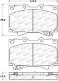 StopTech Street Brake Pads - 308.07720