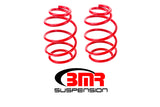 BMR 10-15 5th Gen Camaro V8 Front Lowering Springs - Red - SP078R