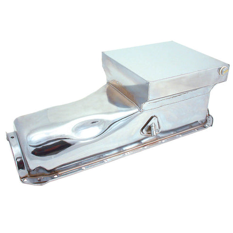 Spectre BB Chevy Oil Pan w/6 Qt. Capacity - Chrome - 5486