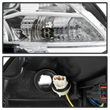 xTune 13-15 Nissan Sentra DRL LED Light Bar Halogen Projector Headlights - Chrm (PRO-JH-NS13-LB-C) - 9042980