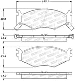 StopTech Street Brake Pads - Front - 308.05220