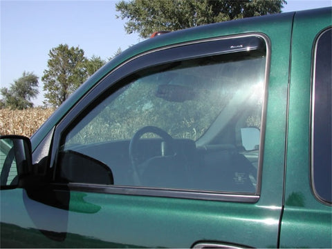 Stampede 1999-2006 Chevy Silverado 1500 Crew Cab Pickup Snap-Inz Sidewind Deflector 2pc - Smoke - 41006-2