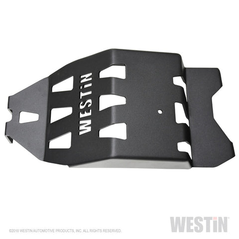 Westin/Snyper 18-21 Jeep Wrangler JL Oil Pan Skid Plate - Textured Black - 42-21095