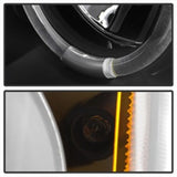 Spyder Chevy Silverado 1500 03-06 Projector LED Halo LED Amber Reflctr Blk PRO-YD-CS03-AM-BK - 5009456