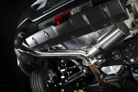 Perrin 2022 BRZ/GR86 Axle Back Exhaust SS (Single Side Exit w/Helmholtz Chamber) - PSP-EXT-368BR