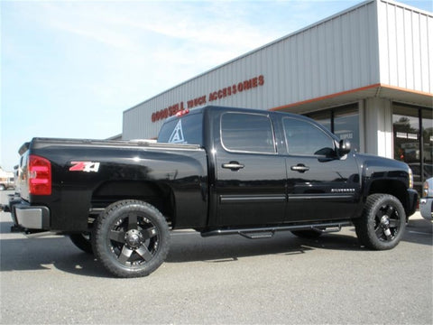 N-Fab Nerf Step 11-14 Chevy-GMC 2500/3500 Crew Cab - Gloss Black - Cab Length - 3in - C1180CC