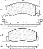 StopTech Street Brake Pads - Front/Rear - 308.05000