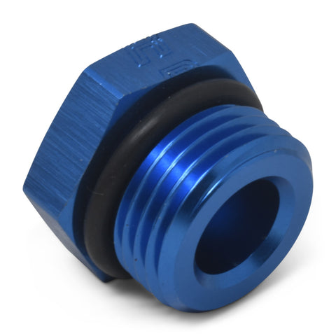 Russell Performance -3 AN Straight Thread Plug (Blue) (Blue) - 660250