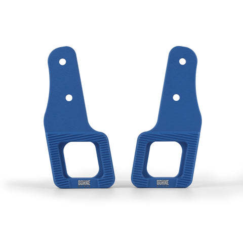 Mishimoto 2017+ Ford Raptor / 2009+ Ford F150 Borne Off-Road Billet Tow Hooks - Blue - BNTH-F150-17BL