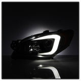 Spyder Subaru WRX 06-07 Projector Headlights - HID Model Only - Black PRO-YD-SWRX06-HID-LBDRL-BK - 5083913