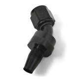 Russell Performance -8 AN 45 Degree Hose End Without Socket - Polished and Black - 615103