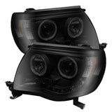 Spyder Toyota Tacoma 05-11 Projector Headlights LED Halo LED Blk Smke PRO-YD-TT05-HL-BSM - 5078650