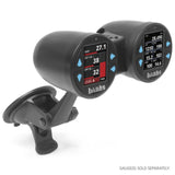 Banks Power Dual Gauge Pod Suction Mount For iDash 1.8 And 52mm Gauges - 63344