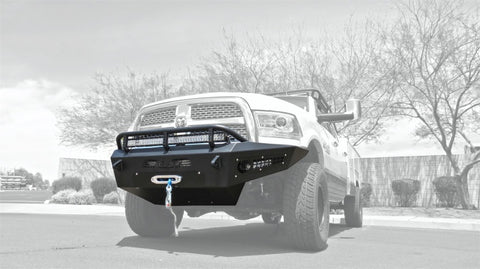 Addictive Desert Designs 10-18 Dodge RAM 2500 HoneyBadger Front Bumper w/ Winch Mount - F517355000103