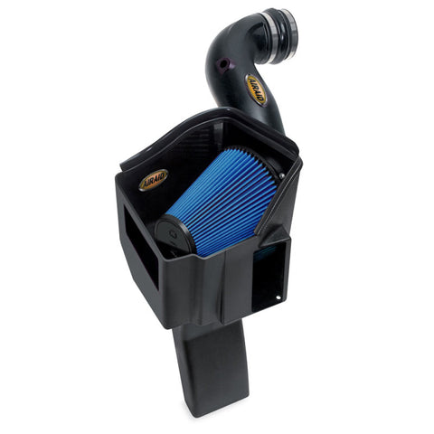 Airaid 13-14 Chevrolet/GMC Duramax 6.6L MXP Intake System w/ Tube (Dry / Blue Media) - 203-295