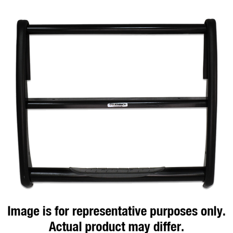 Go Rhino 03-07 GMC Savanna Van 3000 Series StepGuard - Black (Center Grille Guard Only) - 3155B