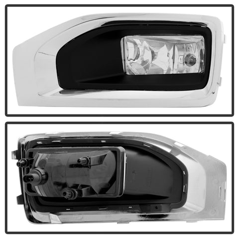 Spyder GMC Yukon/Yukon XL 2015-2017 OEM Fog Lights W/Cover and Switch Clear FL-GYD15-C - 9031571