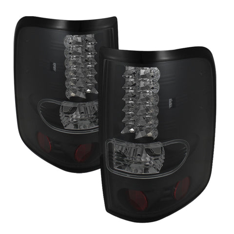 Spyder Ford F150 side 04-08 (Not Fit Heritage & SVT)LED Tail Lights Blk Smke ALT-YD-FF15004-LED-BSM - 5078131