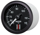 Autometer Stack Instruments 52mm 50-115 Celsius 3/8 BSPT (M) Mechanical Water Temp Gauge - Black - ST3107