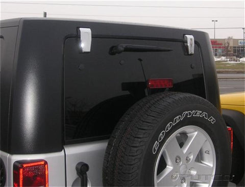 Putco 07-18 Jeep Wrangler - Rear Hinge Cover (Upper) - 401267