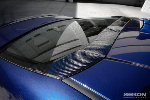 Seibon 12-13 Scion FRS Carbon Fiber Rear Fin Spoiler - RFS1213SCNFRS