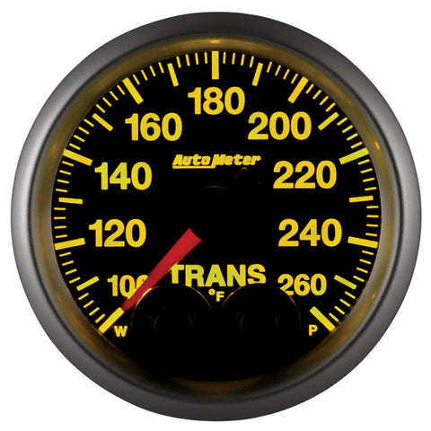 Autometer Elite 52mm 100-260 Degress F Trans Temperature Peak and Warn Gauge w/ Electonic Control - 5658