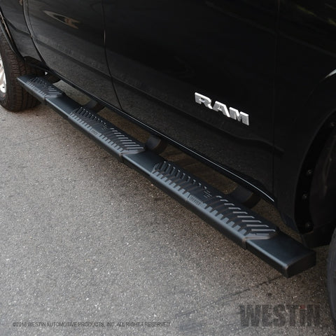 Westin 19-21 Ram 1500 Crew Cab R5 M-Series Wheel-to-Wheel Nerf Step Bars - Black - 28-534705