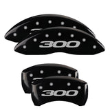 MGP 4 Caliper Covers Engraved Front & Rear 300 Yellow Finish Black Char 2005 Chrysler 300 - 32005S300YL