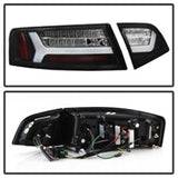 Spyder 09-12 Audi A6 LED Tail Lights - Black (ALT-YD-AA609-LED-BK) - 5085160