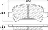 StopTech Street Select Brake Pads - Rear - 305.08280