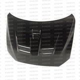 Seibon 08-09 Mitsubishi Lancer (CYA4/5A) DV Style Carbon Fiber Hood - HD0809MITLAN-DV