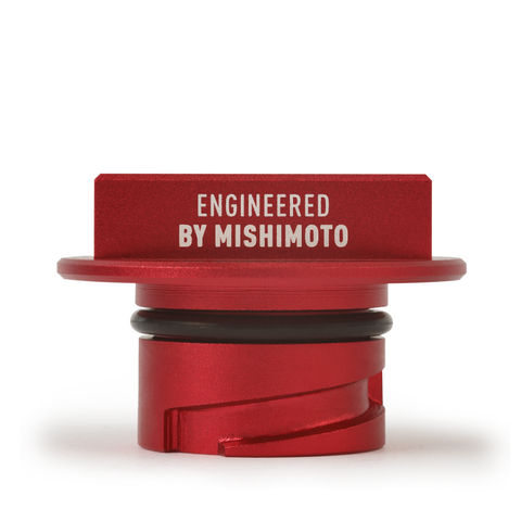 Mishimoto 05-16 Ford Mustang Hoonigan Oil FIller Cap - Red - MMOFC-MUS2-HOONRD