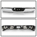 xTune 09-18 Dodge Ram 1500 w/Parking Sensor OEM Style Steel Rear Bumper - Chrome RB-DR09-SET-WS-C - 9047022