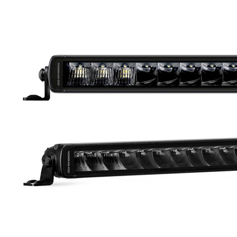 Go Rhino Xplor Blackout Series Sgl Row LED Light Bar (Side/Track Mount) 31.5in. - Blk - 751653201CSS