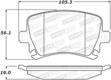 StopTech Street Brake Pads - 308.11081